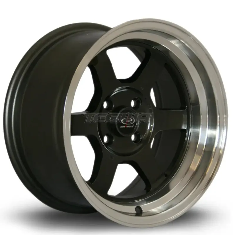 Don’t Miss Out Rota Grid-V Alloy Wheel 15x8 ET0 4x100 Gunmetal Polished Lip 67.1mm CB