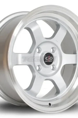 Genuine Rota Grid-V Alloy Wheel 15x7 ET20 4x108 Silver Polished Lip 73mm CB
