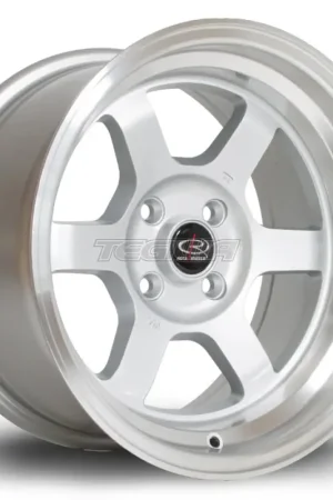 Rota Grid-V Alloy Wheel 15x8 ET0 4x100 Silver Polished Lip 67.1mm CB Wholesale