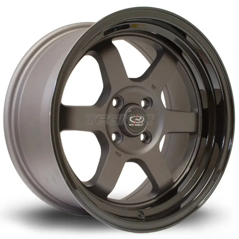 Top Rated Rota Grid-V Alloy Wheel 16x8 ET20 5x100 Flat Gunmetal 67.1mm CB