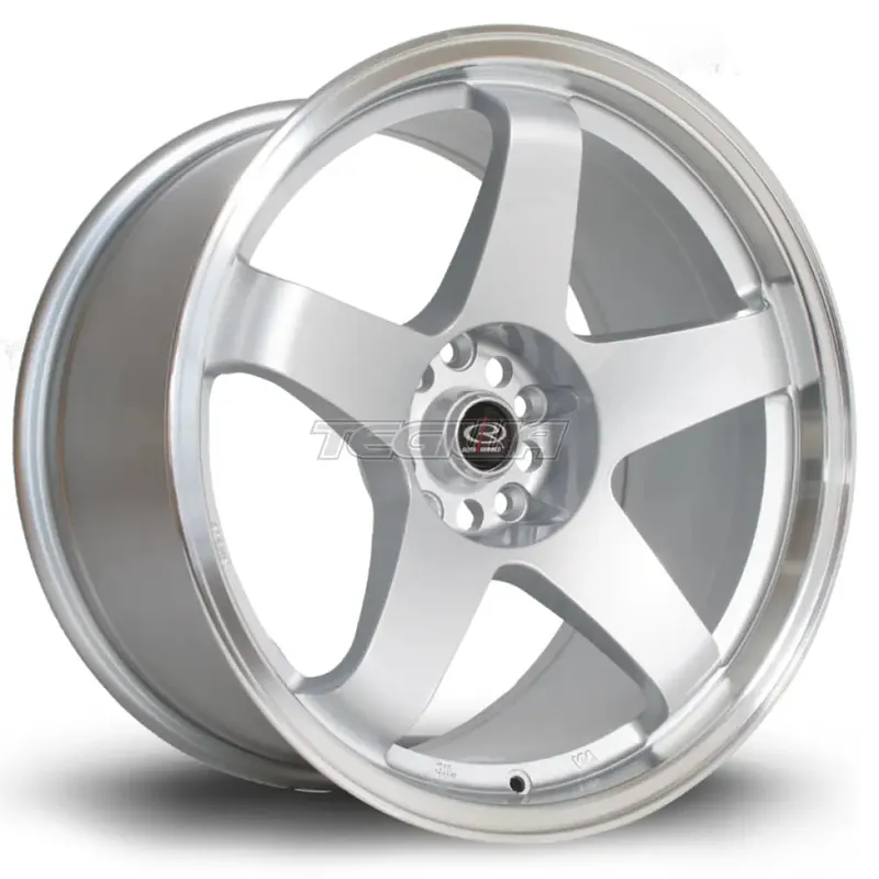 Viral Rota GTR Alloy Wheel 18x9.5 ET12 5x114 Silver Polished Lip 73mm CB