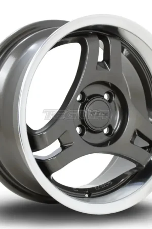 Big Sale Rota HM3 Alloy Wheel 15x7 ET40 4x100 Gunmetal Polished Lip 67.1mm CB