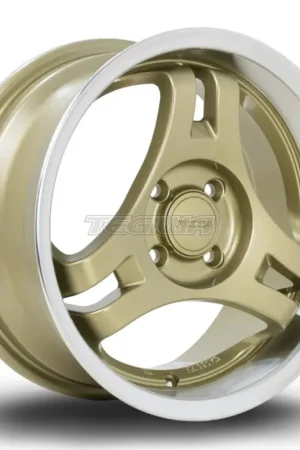 Rota HM3 Alloy Wheel 15x7 ET40 4x100 Gold Polished Lip 67.1mm CB Trending