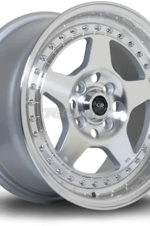 Rota Kyusha Alloy Wheel 15x7 ET38 4x100 Silver Polished Face 67.1mm CB Seasonal Sale