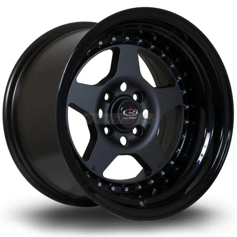 Rota Kyusha Alloy Wheel 15x9 ET0 4x100 Flat Gunmetal Black Lip 67.1mm Original