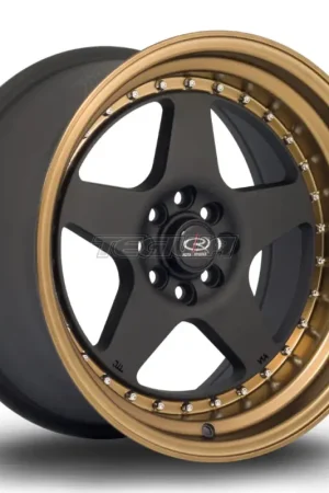 Rota Kyusha Alloy Wheel 17x9 ET20 4x108,4x100 Flat Black Bronze Lip 67 In Demand