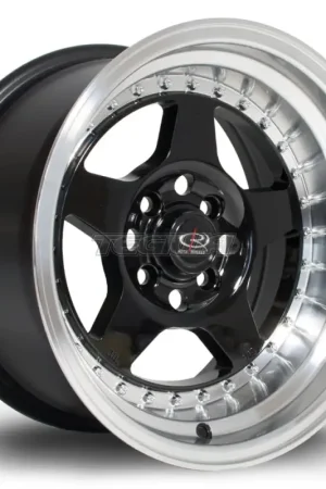 Free Returns Rota Kyusha Alloy Wheel 15x8 ET0 4x100 Black Polished Lip 67.1mm CB