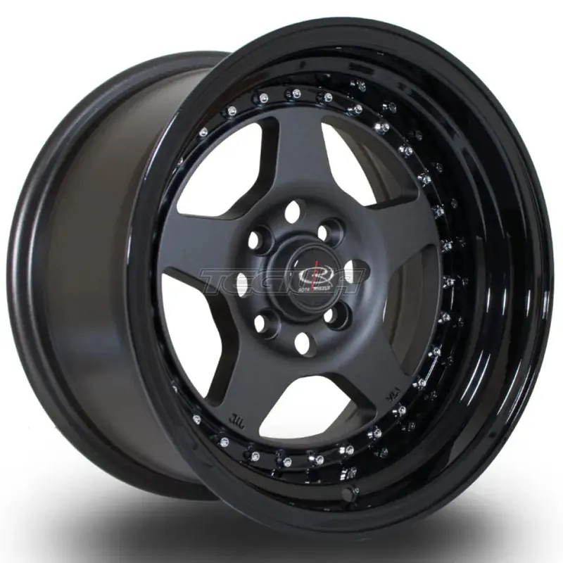 Rota Kyusha Alloy Wheel 15x8 ET0 4x100 Flat Gunmetal Black Lip 67.1mm Price Drop