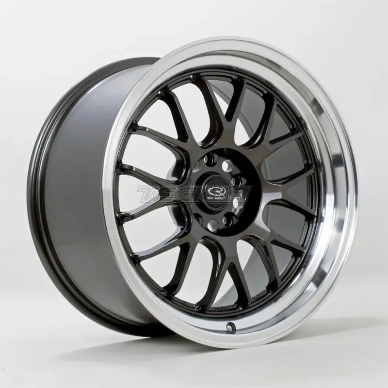 Rota MXR Alloy Wheel 18x9.5 ET38 5x100,5x114 Gunmetal Polished Lip 73m Top Rated