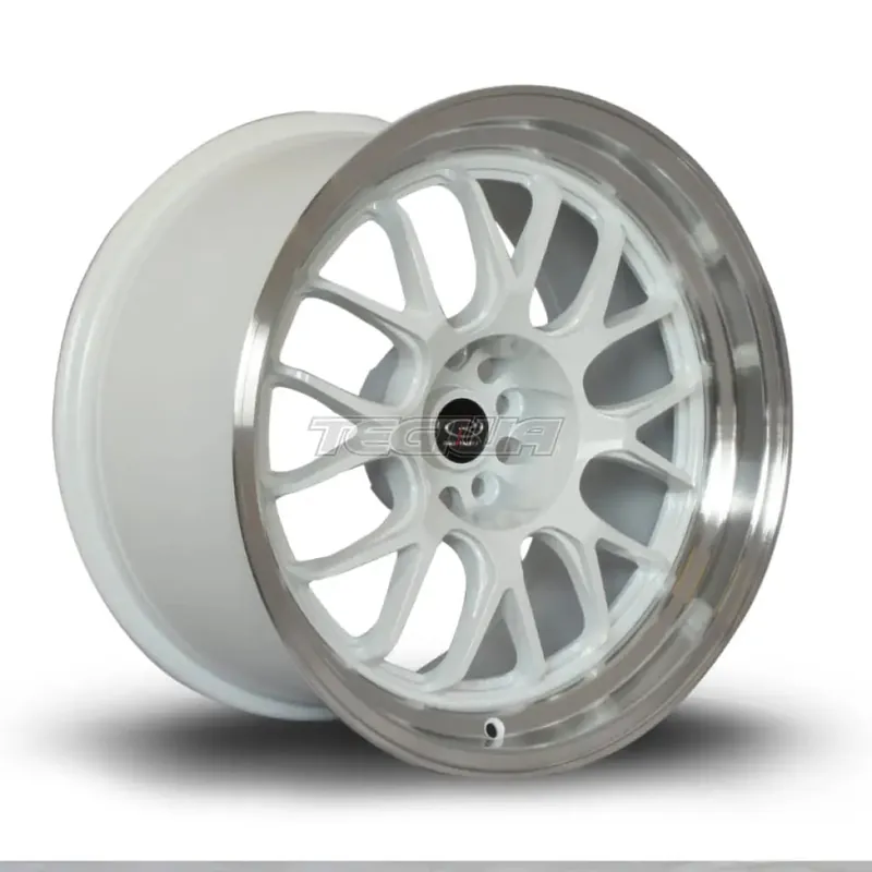 Fast Shipping Rota MXR Alloy Wheel 18x10 ET12 5x114 White Polished Lip 73mm CB