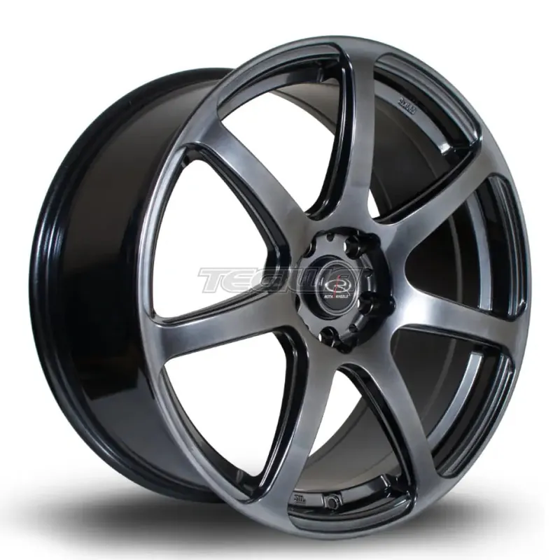 Rota ProR Alloy Wheel 19x8.5 ET30 5x120 Hyper Black 76.1mm CB Viral