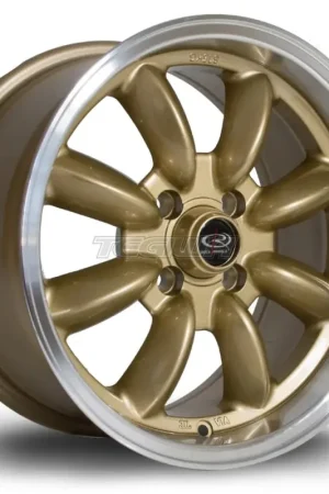 Cheap Rota RB Alloy Wheel 15x8 ET30 4x100 Gold Polished Lip 67.1mm CB
