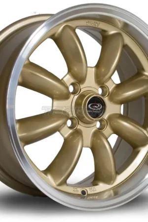 Rota RB Alloy Wheel 15x7 ET30 4x100 Gold Polished Lip 67.1mm CB Today Only