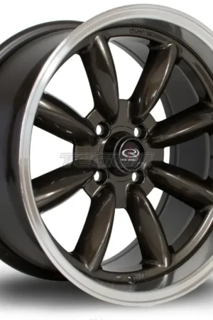 Rota RBR Alloy Wheel 16x8 ET10 4x100 Gunmetal Polished Lip 67.1mm CB No Minimum Order