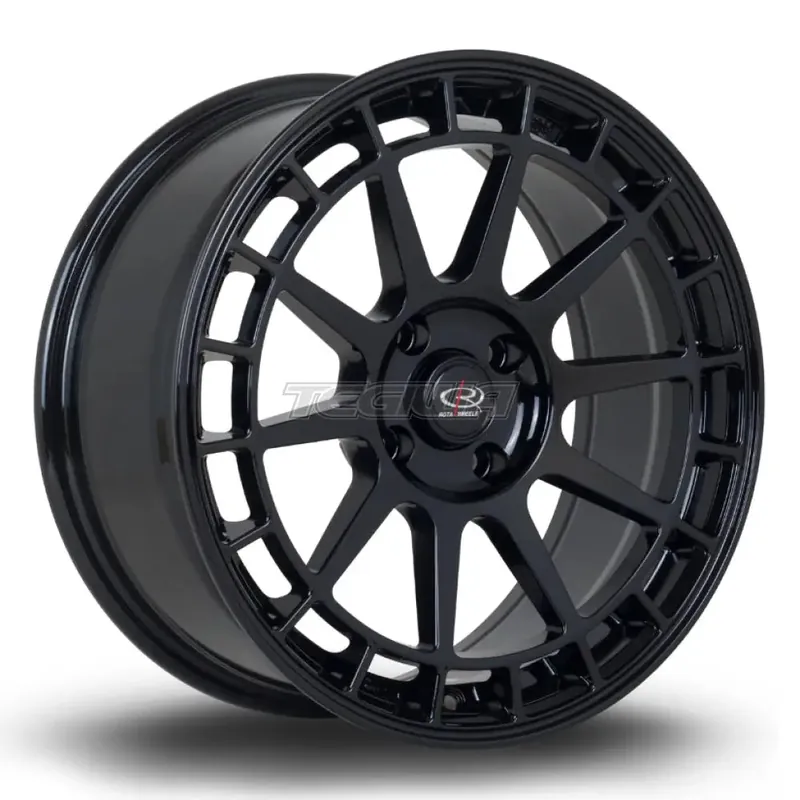 Next Day Delivery Rota Recce Alloy Wheel 17x8 ET40 4x108 Black 73mm CB
