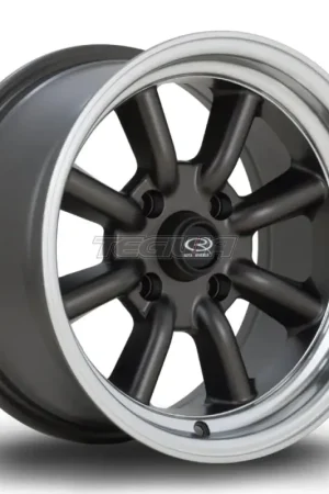 Rota RKR Alloy Wheel 15x8 ET0 4x114 Flat Gunmetal Polished Lip 73mm CB Top Pick