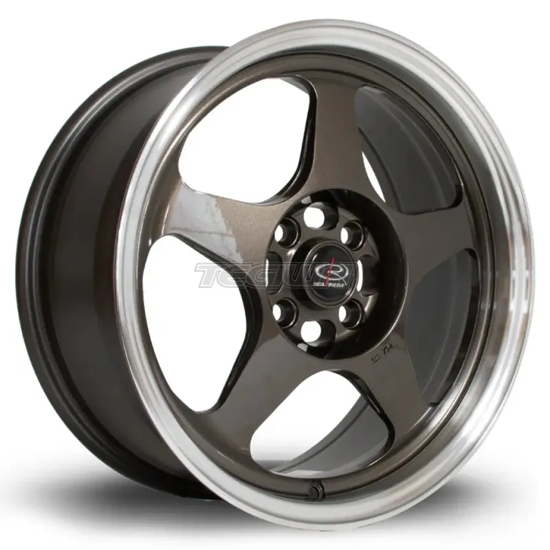 Rota Slip Alloy Wheel 16x7 ET40 5x114 Gunmetal Polished Lip 73mm CB Original