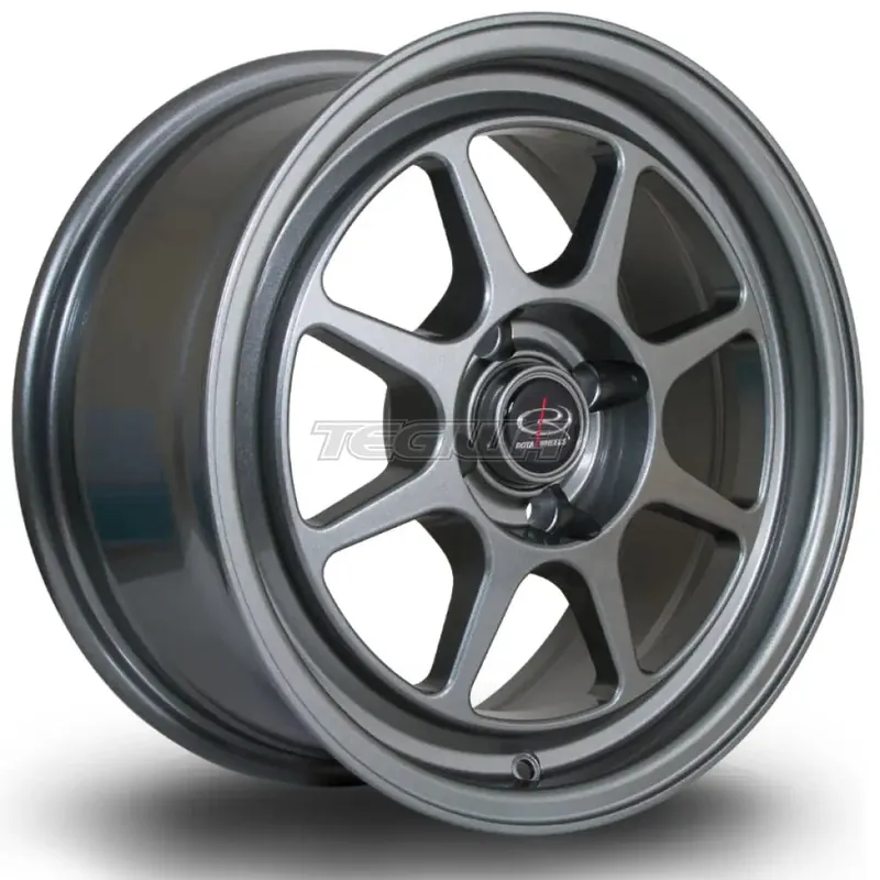 Rota Spec8 Alloy Wheel 15x7 ET35 4x100 Steelgrey 67.1mm CB Trending