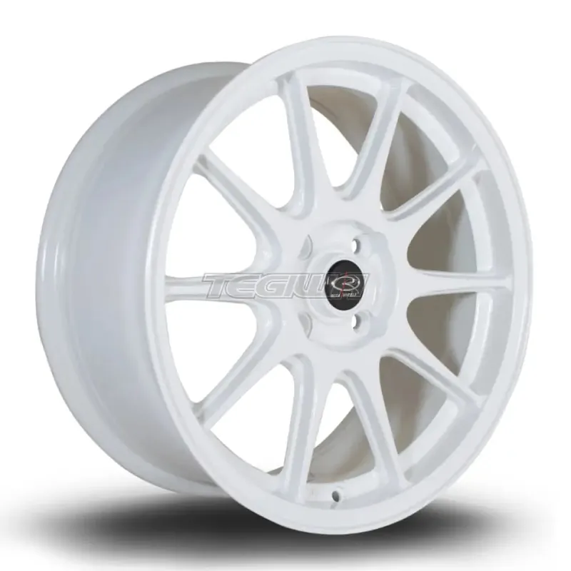 In Demand Rota Strike Alloy Wheel 17x7.5 ET40 4x108 White 67.1mm CB
