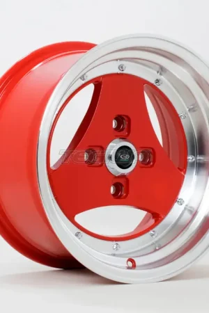 Rota Triad Alloy Wheel 15x8 ET0 4x114 Red Polished Lip 73mm CB Genuine