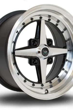 Rota Zero Alloy Wheel 15x8 ET10 4x114 Gloss Black Polished Face 73mm C Express Delivery