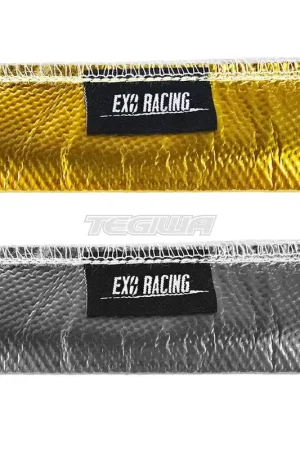 Limited Edition Exoracing Silver Sewn Heat Sleeve 0.5m