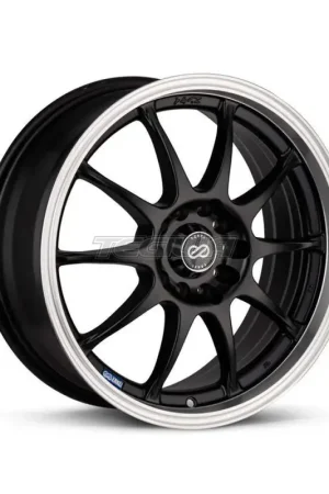 Trusted Brand Enkei J10 Alloy Wheel 17x7 ET38 5x100/114.3 Matt Black Machined Lip