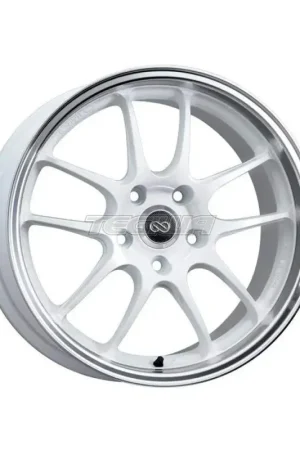 Enkei PF01SS Alloy Wheel 17x9 ET60 5x114.3 White Machined Lip 75mm CB Big Sale