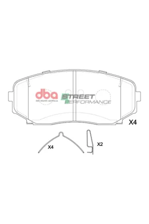 Buy Online DBA 2018+ Mitsubishi Eclipse Cross SP Performance Front Brake Pads