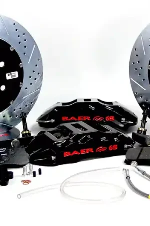 Free Shipping Baer Extreme+ Rear Big Brake Kit with 15-Inch Rotors; Black Calipers