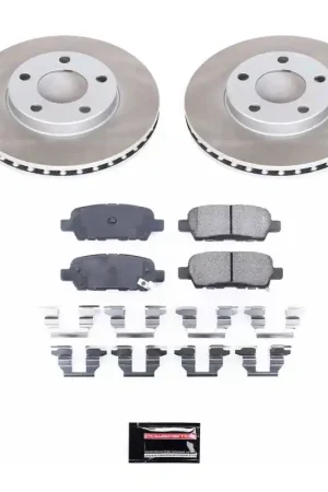 Power Stop 09-14 Nissan Maxima Rear Semi-Coated Rotor Kit — PMD Premier Motoring Development Price Cut