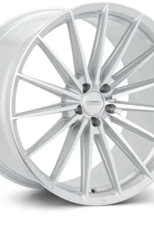 While Supplies Last Vossen HFX-4 20x10.5 - 5x112 - ET25 - Deep - 66.5 - Silver Polished Wh — PMD Premier Motoring Development
