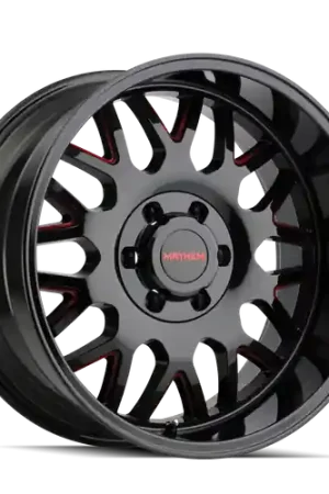 Best Price Mayhem Tripwire 8110 6x135/6x139.7 20x9+18 Black W/Prism Red