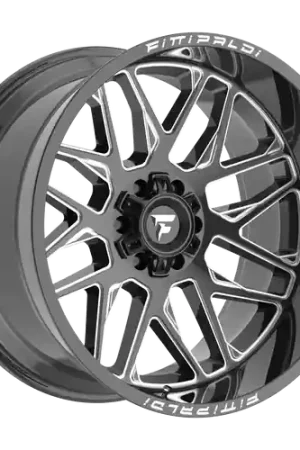 Fittipaldi Offroad FA19BM 8x165.1 20x12 -44 Gloss Black Milled Exclusive