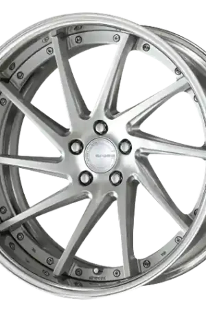 Work Gnosis Cvs 5x120.65 22x10.5+12 W Disk Brush Silver Clear Direct From Manufacturer