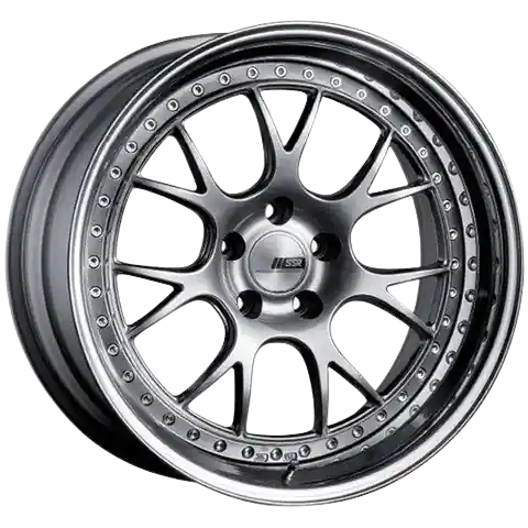 SSR Professor MS3 5x108 18X10.5+30 NR Disk Titan Silver High Quality