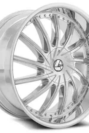 Brand New Azara AZA-517 5x114.3/5x120 22x8.5 +38 Chrome