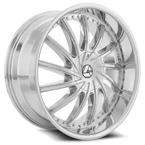 Brand New Azara AZA-517 5x114.3/5x120 22x8.5 +38 Chrome