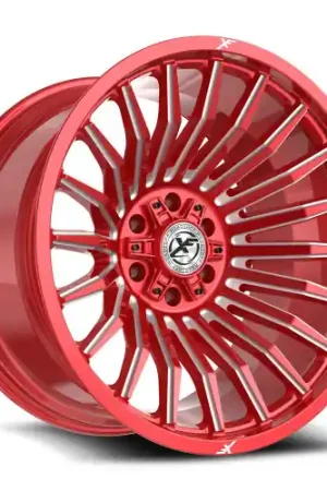 Fresh Stock XF Off-Road XF-231 6x135/6x139.7 20x10 -24 Anodized Red & Milled