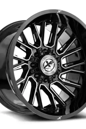 XF Off-Road XF-230 8x165.1/8x170 22x12 -44 Gloss Black & Machined Handmade
