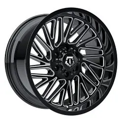 Express Delivery TIS 553BM 8X180 20x10 -12 Gloss Black Milled