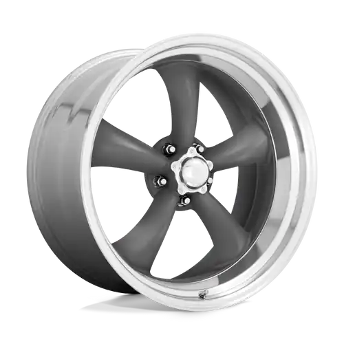 Secure Checkout American Racing Vintage VN215 CLASSIC TORQ THRUST II 5X120.65 16X7 +0 MAG GRAY MACHINED LIP