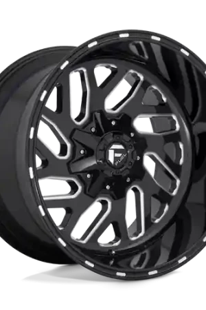 Hot Deal Fuel 1PC D581 TRITON 8X165.1 22X10 -18 GLOSS BLACK MILLED