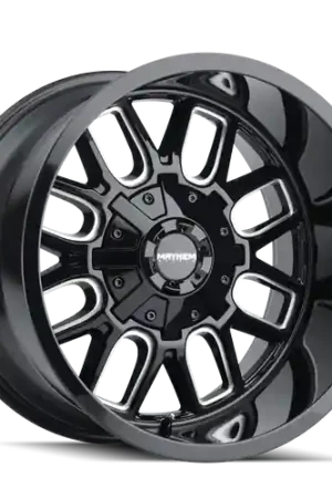 Mayhem Cogent 8107 5x139.7/5x150 20x9+0 Gloss Black/Milled Spokes Reduced Price