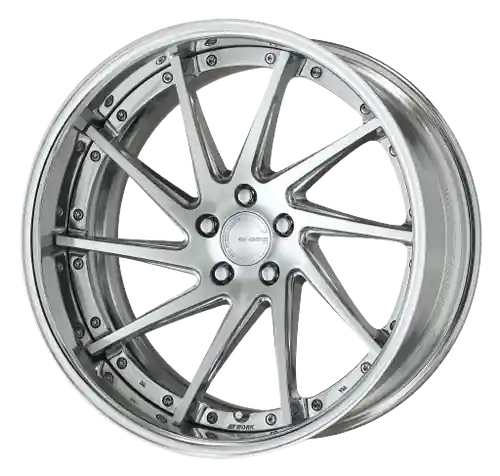 Work Gnosis Cvs 5x114.3 22x8.5+38 H Disk Composite Buffed And Brushed New Release