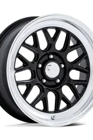 American Racing Vintage VN516 G-FORCE 5X114.3 18x9 +6 GLOSS BLACK W/ DIAMOND CUT LIP Best Seller