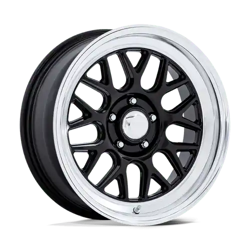 American Racing Vintage VN516 G-FORCE 5X114.3 18x9 +6 GLOSS BLACK W/ DIAMOND CUT LIP Best Seller