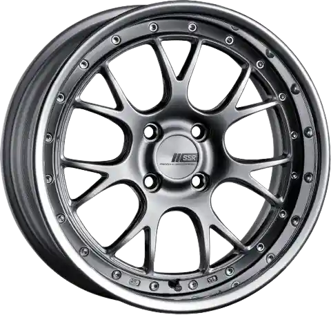 Luxury SSR Professor MS3R 5x108 17X7 -9 MD Disk Titan Silver