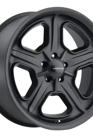 Vision American-Muscle 147 Daytona 5x114.3 15x7-7 Satin Black Hot Deal