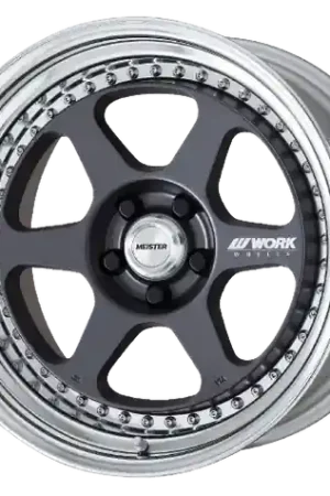 Work Meister L1 3P 5x108 18x9.5+50 A Disk Matte Gunmetal Express Delivery